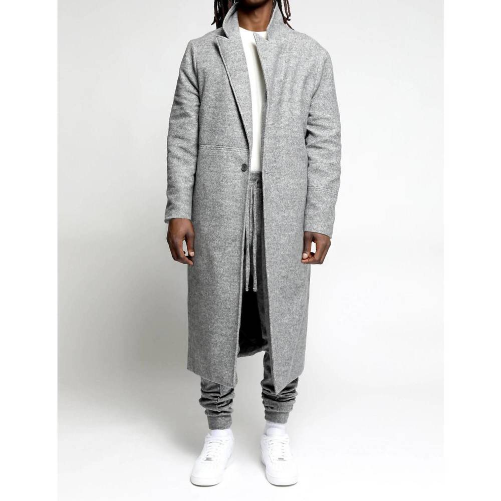 NEW TWENTY MONTREAL maddux long jacket in heather grey